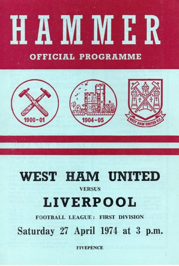 Match programme